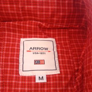 Red Check shirt Arrow Brand