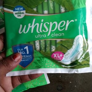 Whisper Ultra Clean. 6 Pack