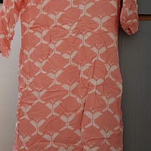 Peach Kurti