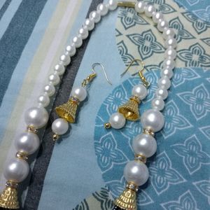 Combo of anyone Mala set With earring