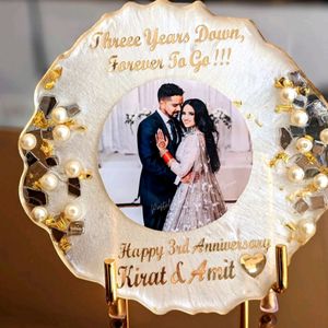 Resin Customised Couple Photo Frame