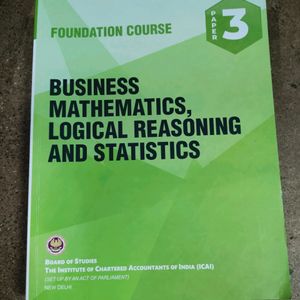 CA Foundation Course Books