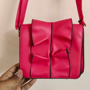 Sling Bag Rose Colour For Women.