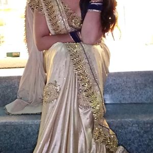 Designar Saree With Stitch Blouse