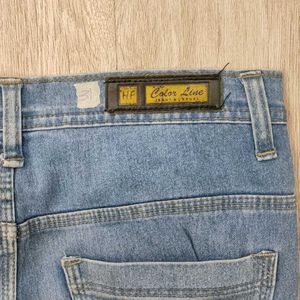 Cs0412 Color Line Baggy Jeans Size 30