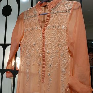 Handwork Chikankari Kurti (free Inner)