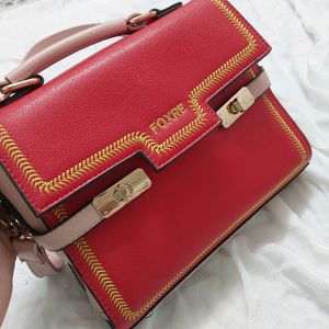 Red Sturdy Sling Bag