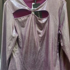 **Brand New, With Tag ** Pink Shimmer Top