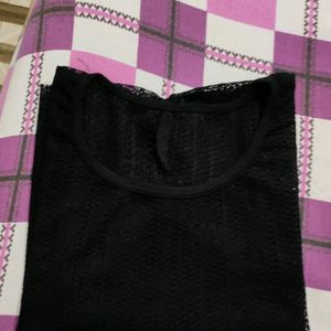 Black Net Top