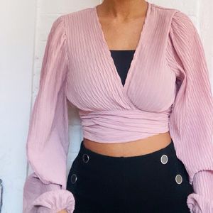 Na-kd Front Knot Crop Top