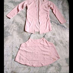 Cute Pink Top 2 Layer