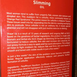 VLCC Natural Sciences Shape Up Slimming Oil