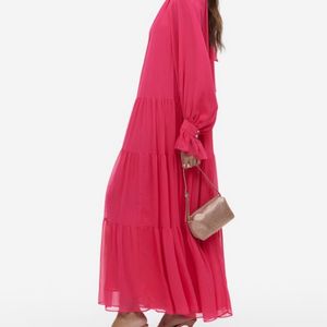 Tiered Pink Dress H&M |