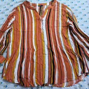 Parallel Striped Cotton Top (Very Good Quality)