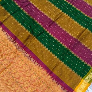 pure Kanchi pattu saree