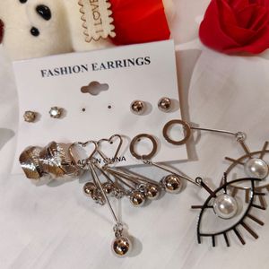 5 Pair Earring Set