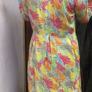 multicolor anarkali kurta