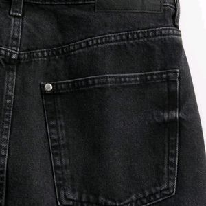 H&M Wrapover Waist Denim Skirt