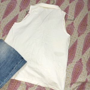 Tank Top with Collar