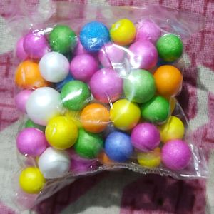 coloured Thermocol Balls