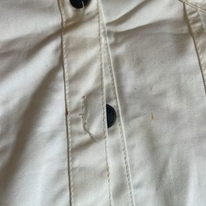 Beautiful White  jacket With Stains (washable)