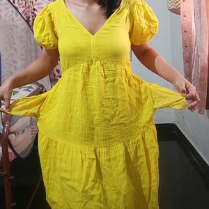 Bright Yellow Dress