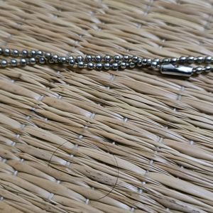 Mens Rugged Two Silver Chain