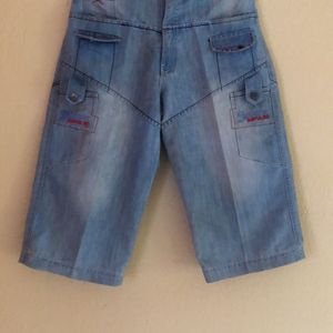 Beach Denim Regular Fit Shorts for Men