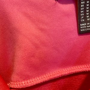 Forever 21 Fuschia Peplum Crop Top