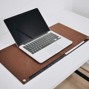 Laptop Keyboard Mouse Felt Pad with Paper and Pen