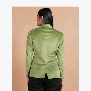 Women 'S Semi  Formal Wear Olive Blazer