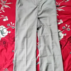 Silver Stitched Bells Pant | Size 34