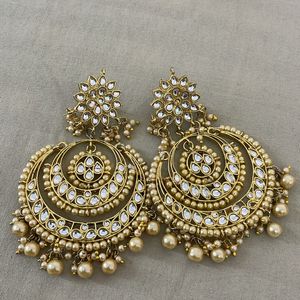 Golden Heavy Earrings