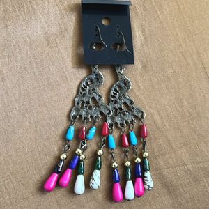 Ethnic Peacock Earrings