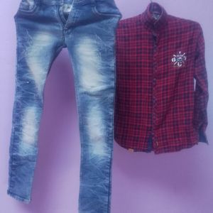 Boys Shirt & Jeans