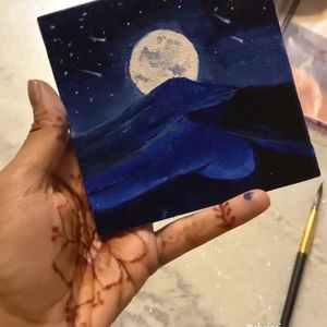 Desert night Painting