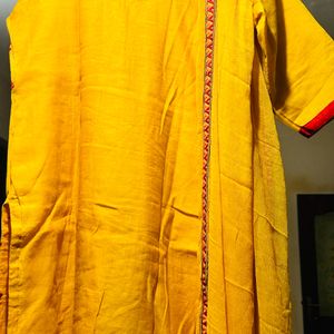 Embroidered Chanderi Suit