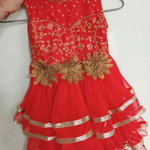 Kids Girl Partywear Frock