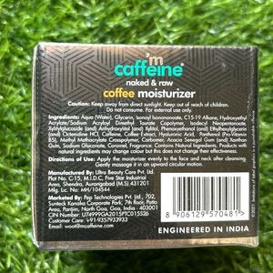 M Caffeine Naked & Raw Coffee Moistiriser