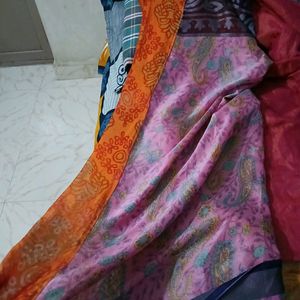 New Brasso Saree With Blouse