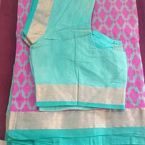 Silk Cotton Saree And Salwar