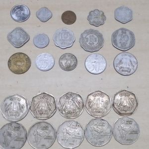 All Rare Indian Coins Set Of 25