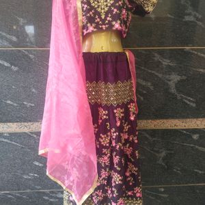 Designer Lehenga With Dupatta And Readymade Blouse