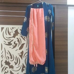 Brillant Blue Kurta Set