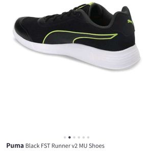 Puma Black FST Runner v2 MU Shoes