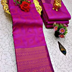 Combo Banarasi Silk Sarees.