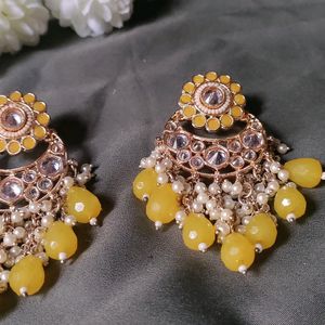 Yellow Drop Earrings