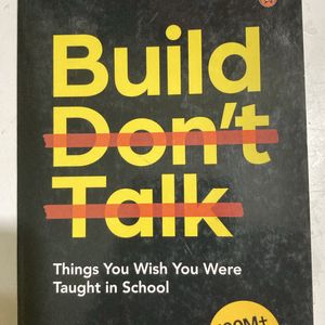 build dont talk - self help book