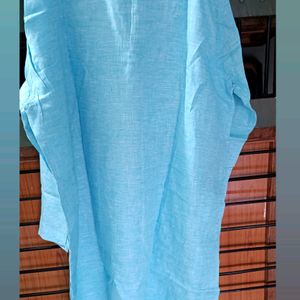 Pure Cotton Linen Kurta For Mens👍, Size :- 3XL✅