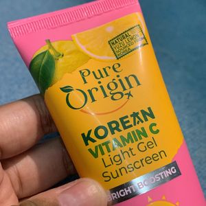 PURE ORIGIN Korean Vitamin C Light Gel Sunscreen